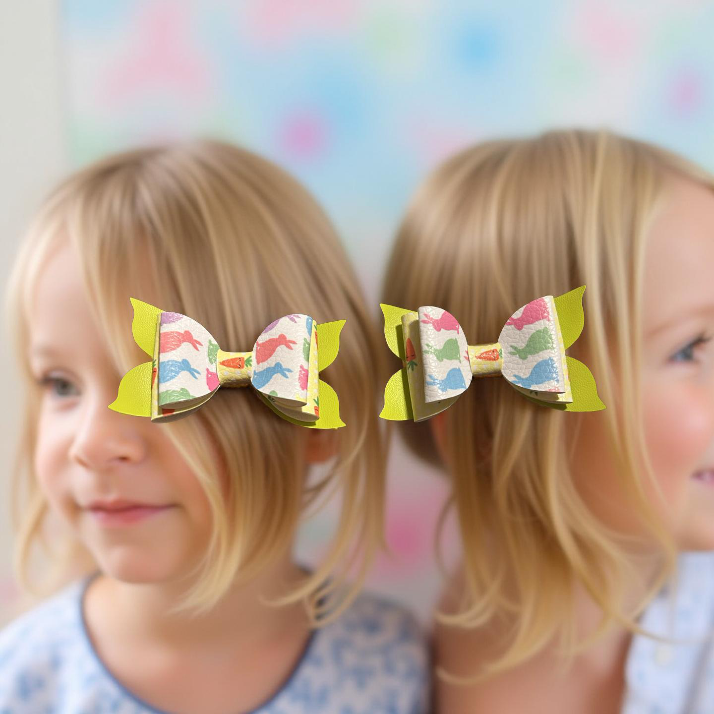 Sunny Bunny Bite- Size Bows
