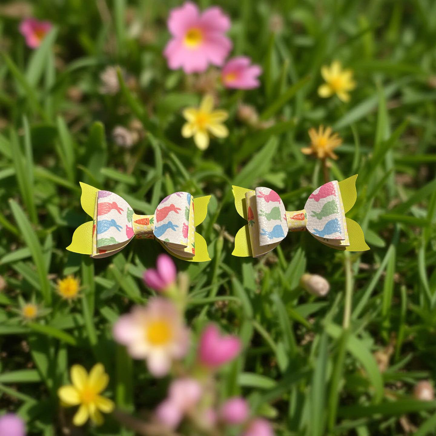 Sunny Bunny Bite- Size Bows