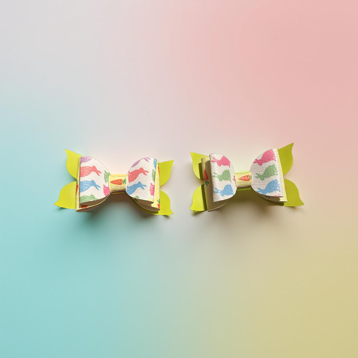 Sunny Bunny Bite- Size Bows