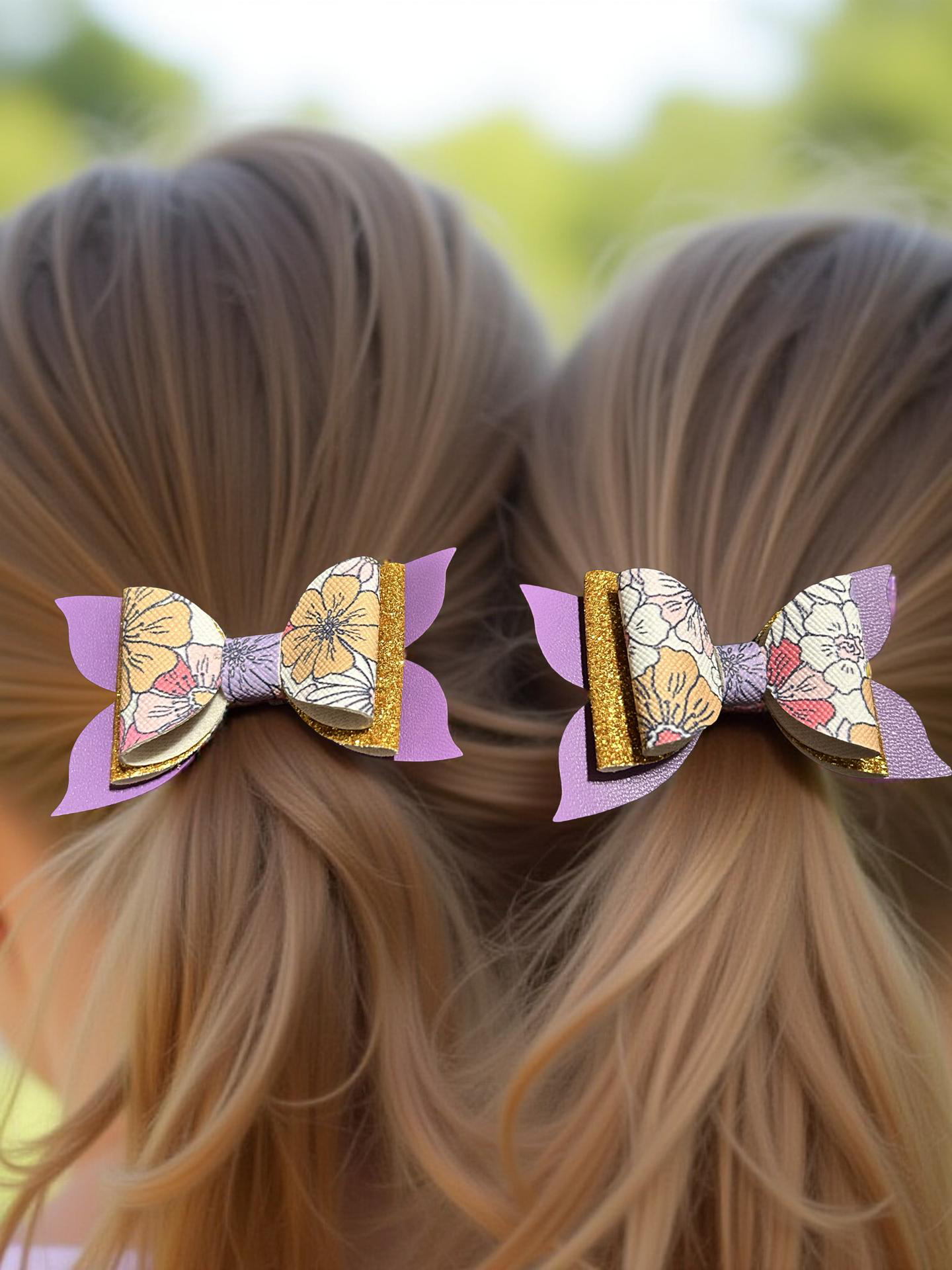 Floral Flutters Bite- Size Bows