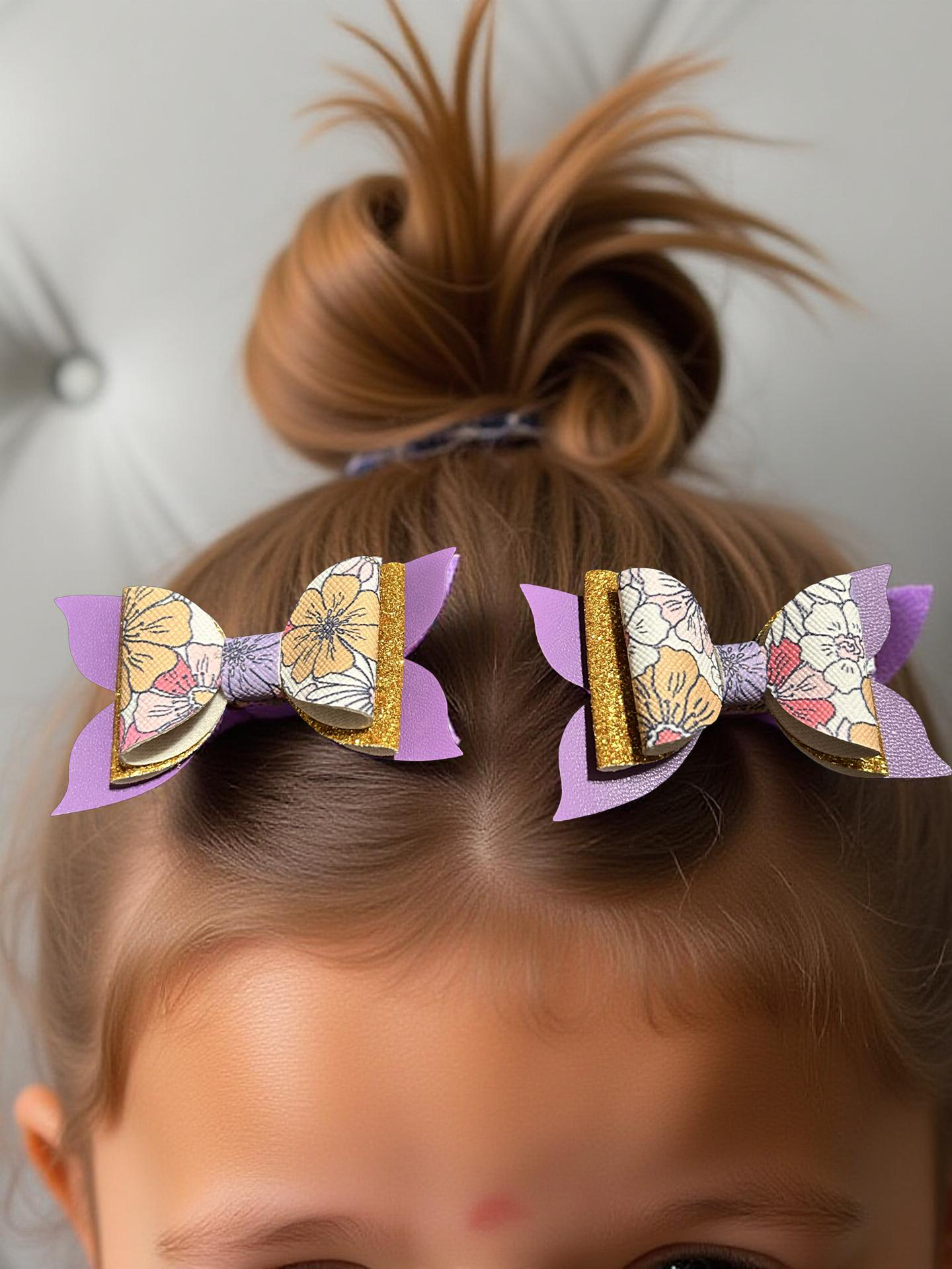 Floral Flutters Bite- Size Bows
