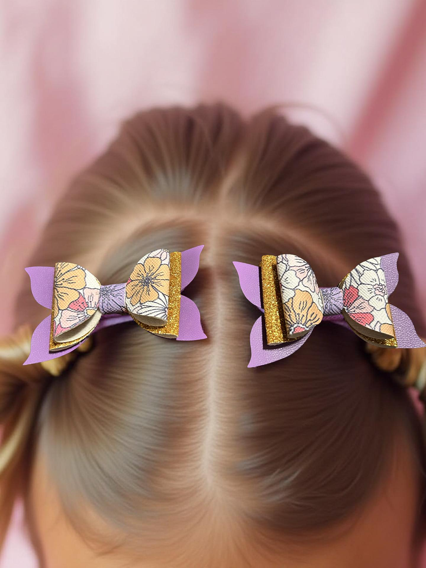 Floral Flutters Bite- Size Bows