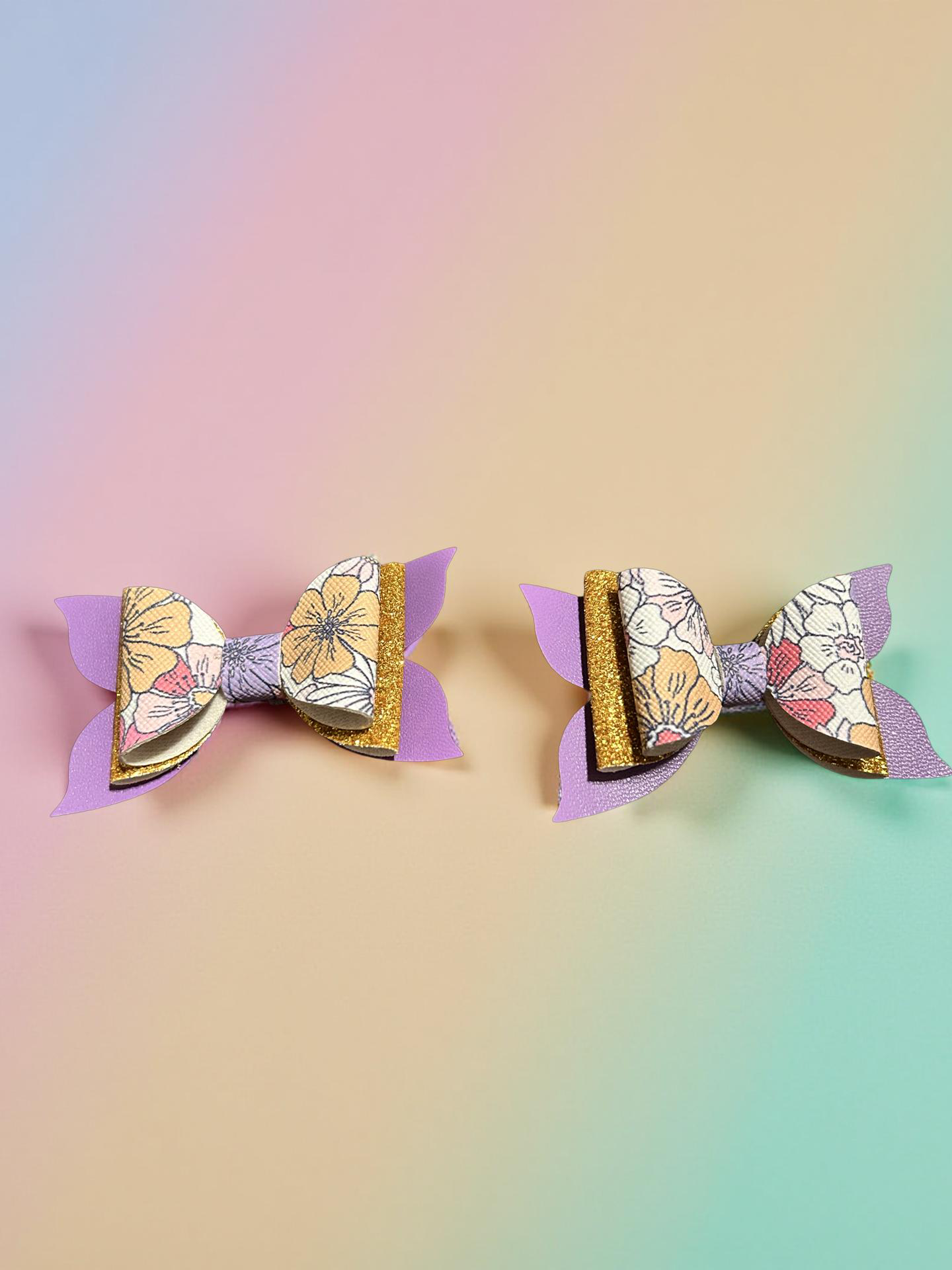 Floral Flutters Bite- Size Bows