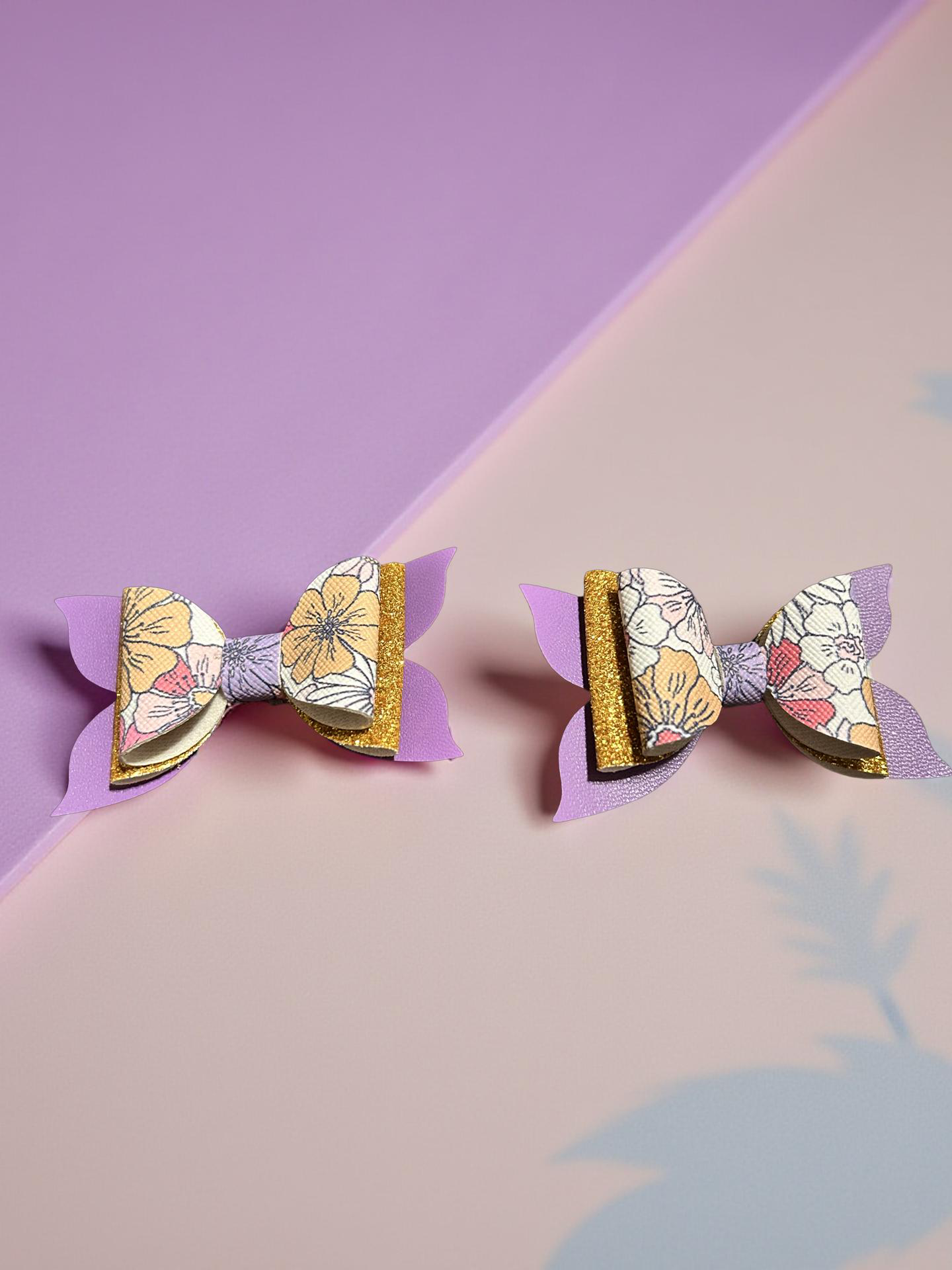 Floral Flutters Bite- Size Bows