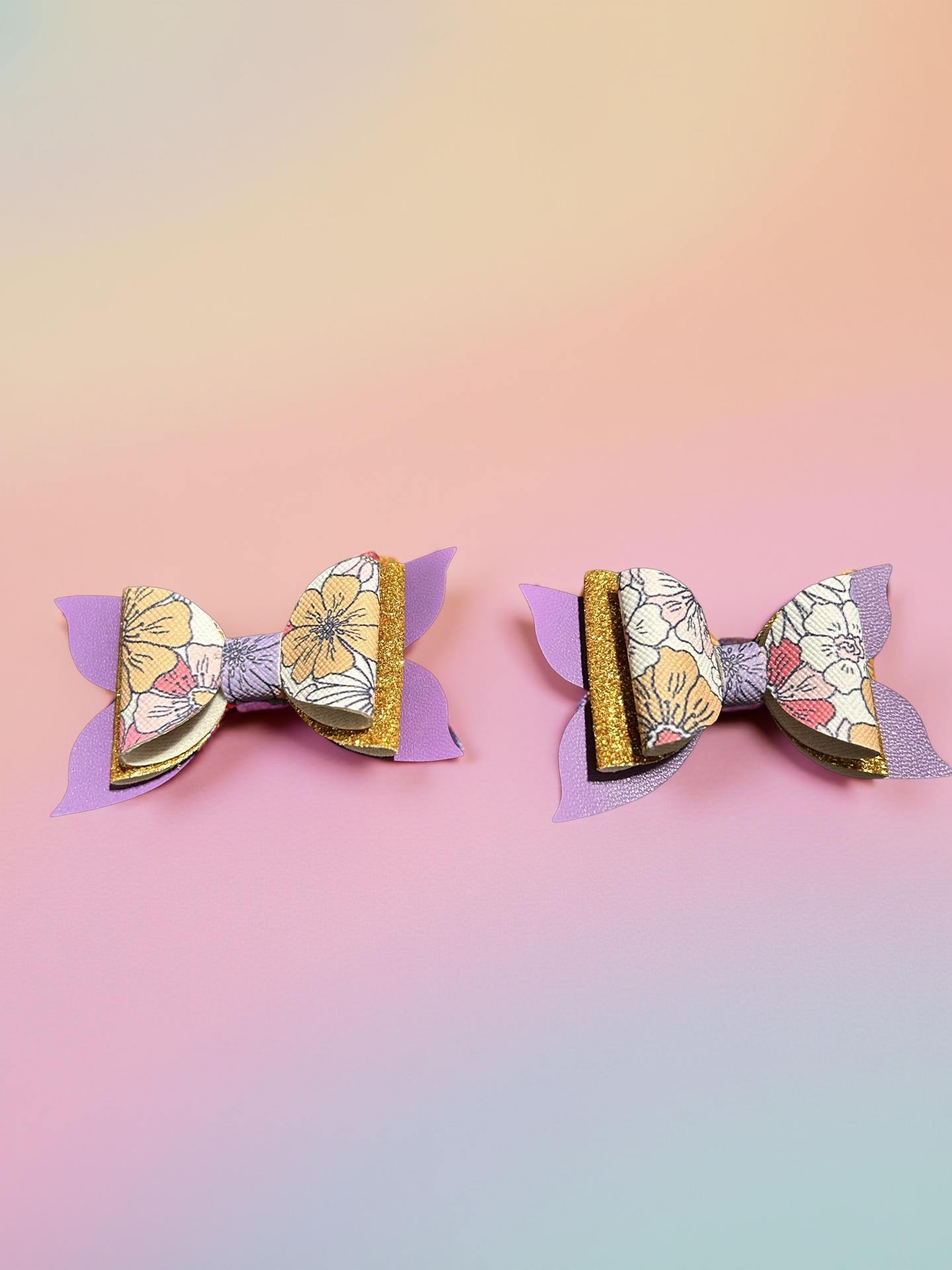 Floral Flutters Bite- Size Bows