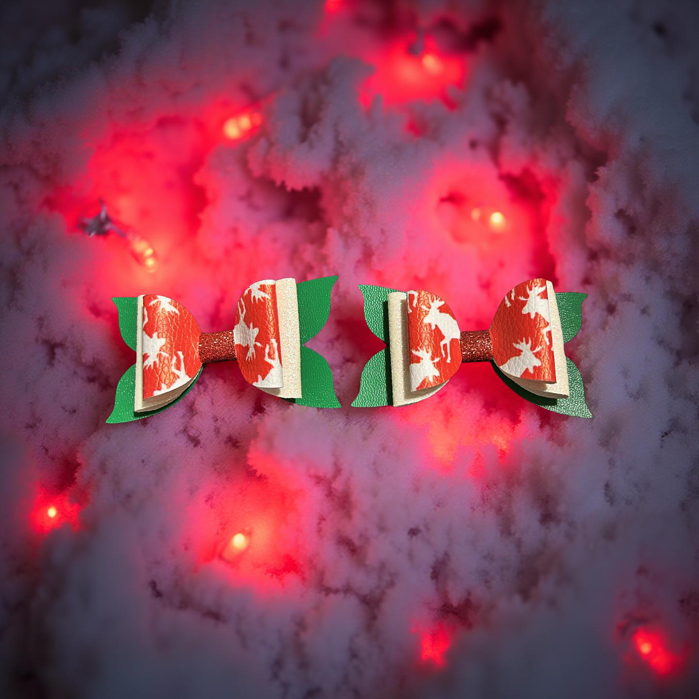 Reindeer Wraps Bite Size Bows