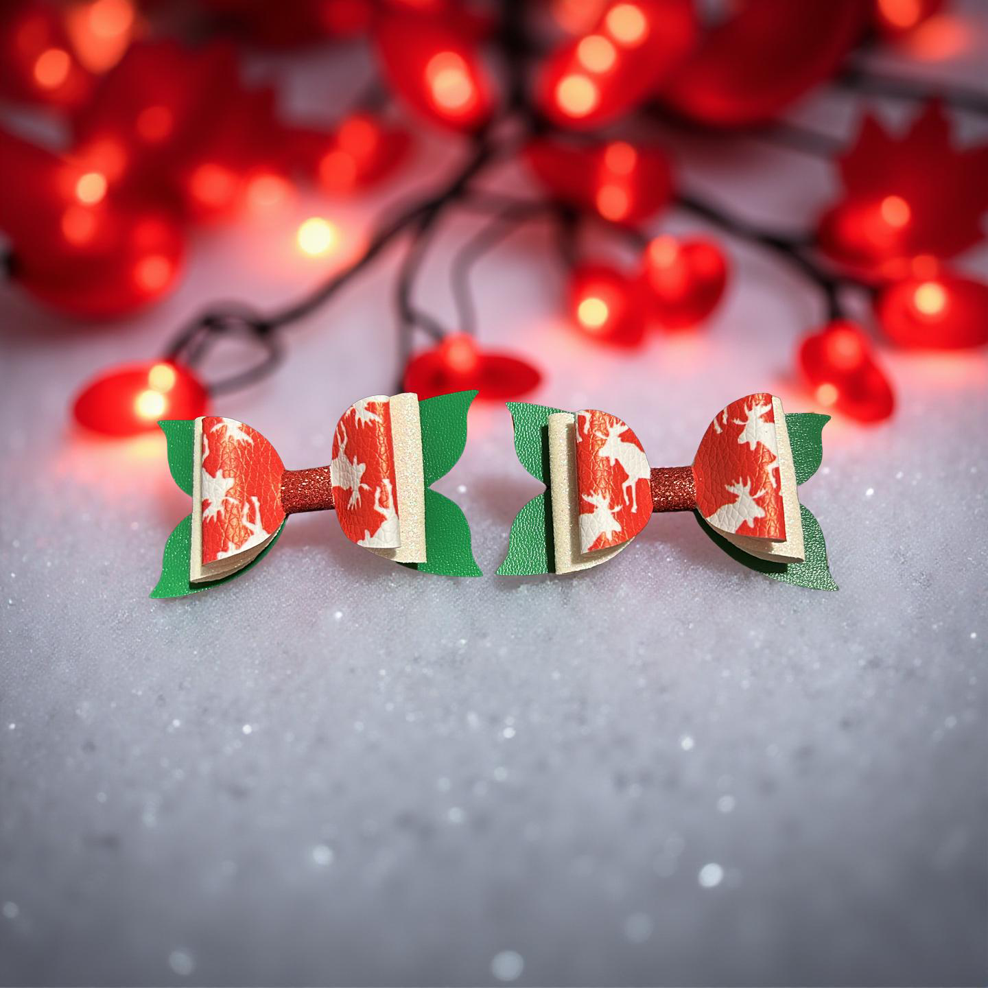 Reindeer Wraps Bite Size Bows
