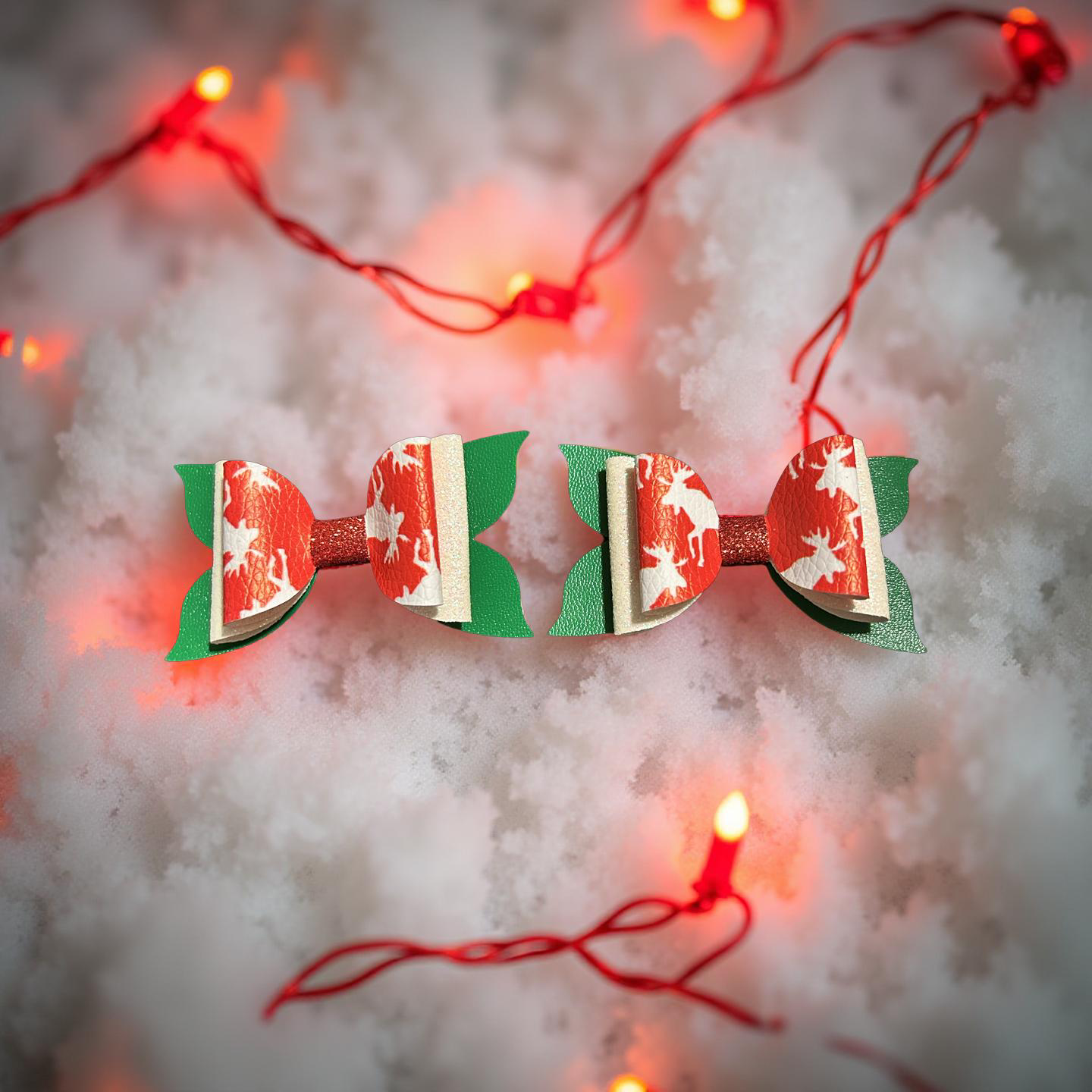 Reindeer Wraps Bite Size Bows