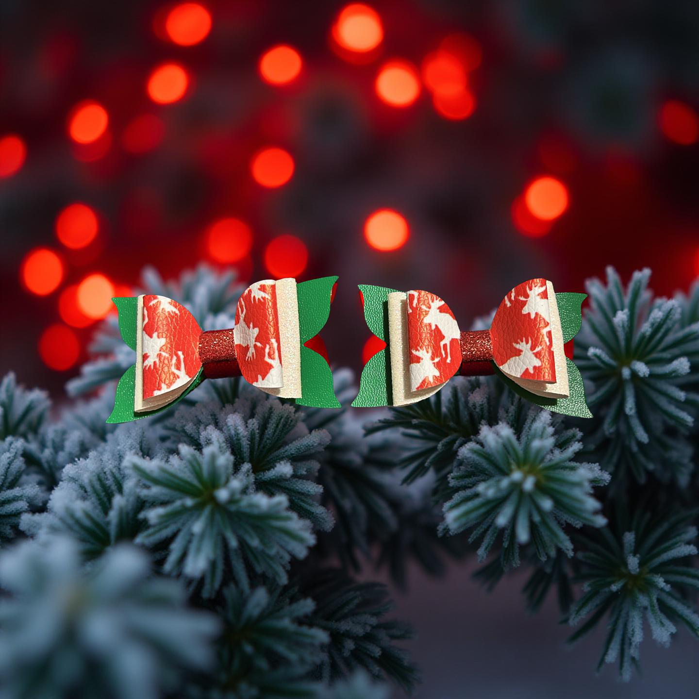 Reindeer Wraps Bite Size Bows