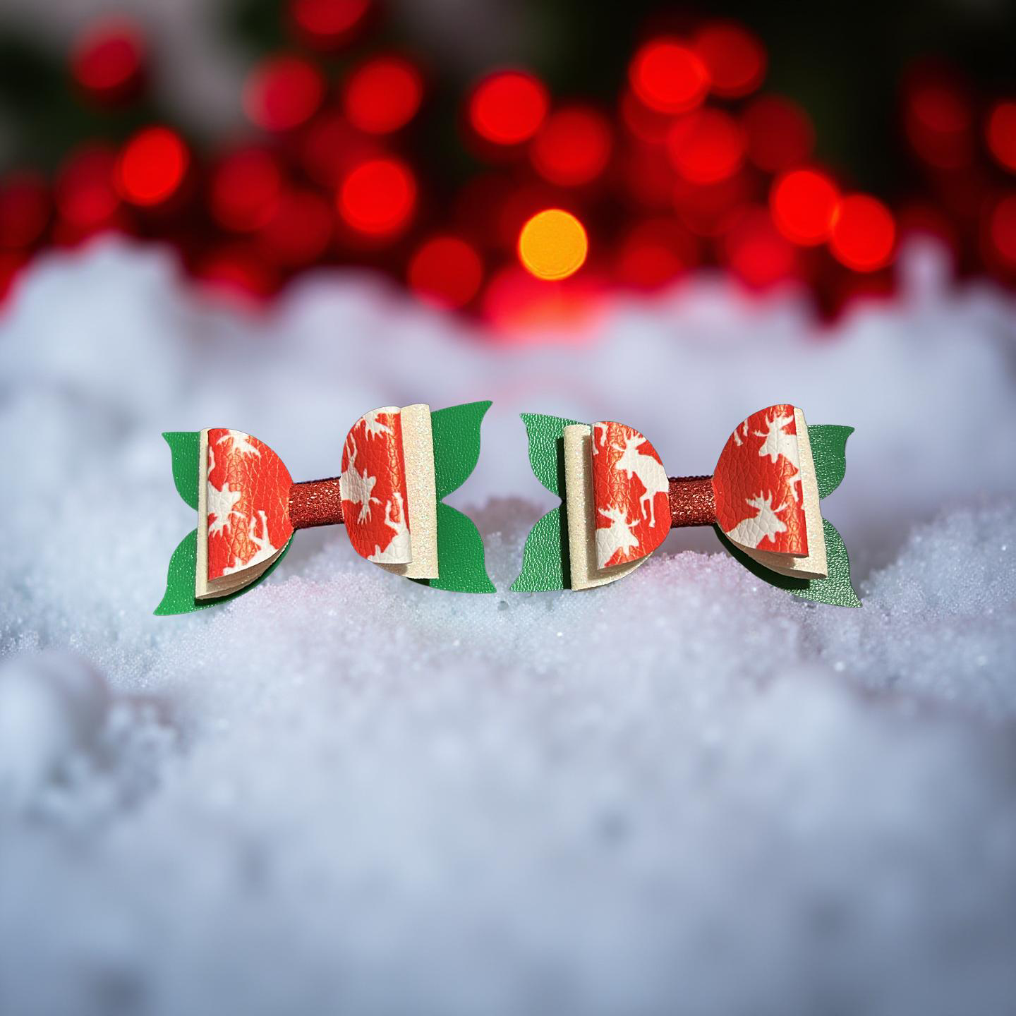 Reindeer Wraps Bite Size Bows