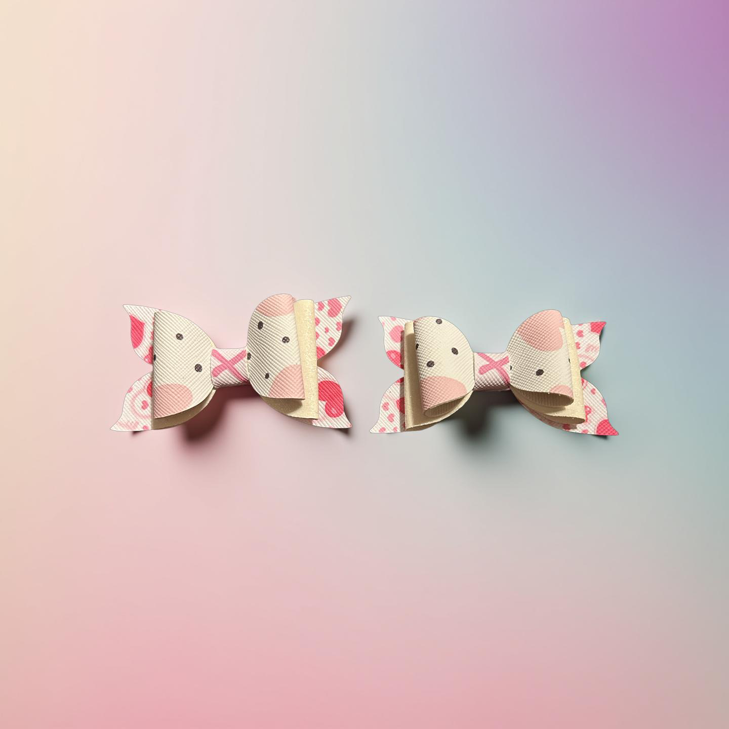 Sweetheart Scribbles Bite Size Bows