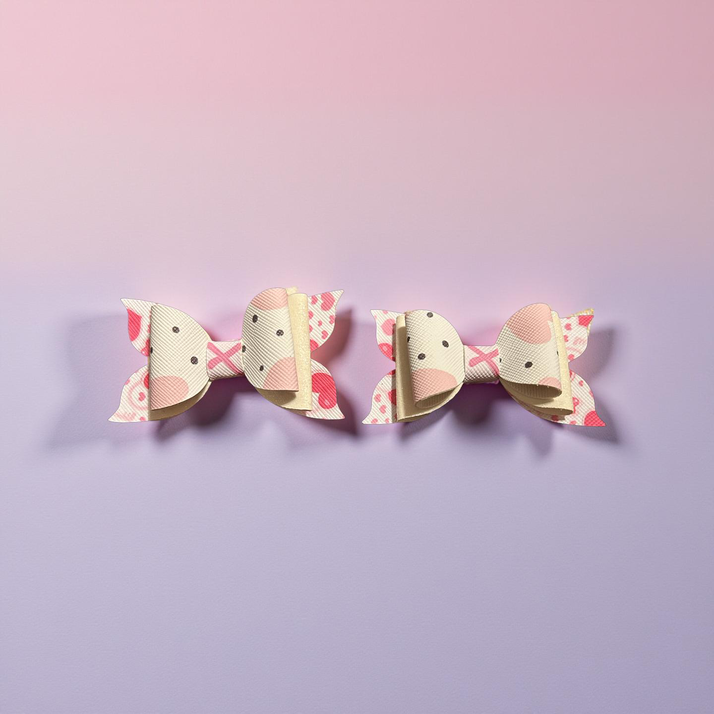 Sweetheart Scribbles Bite Size Bows