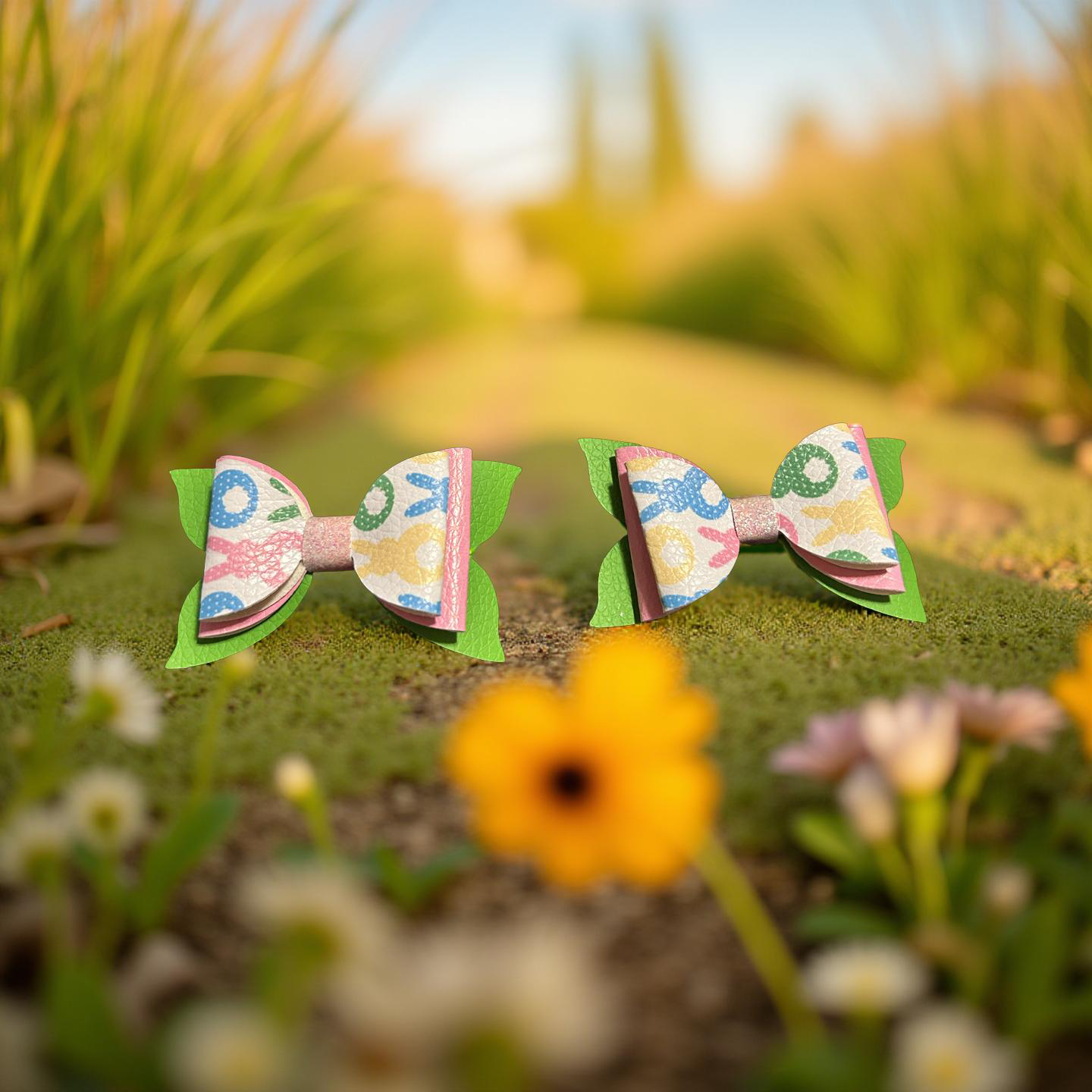 Bunny Hop Bite -Size Bows