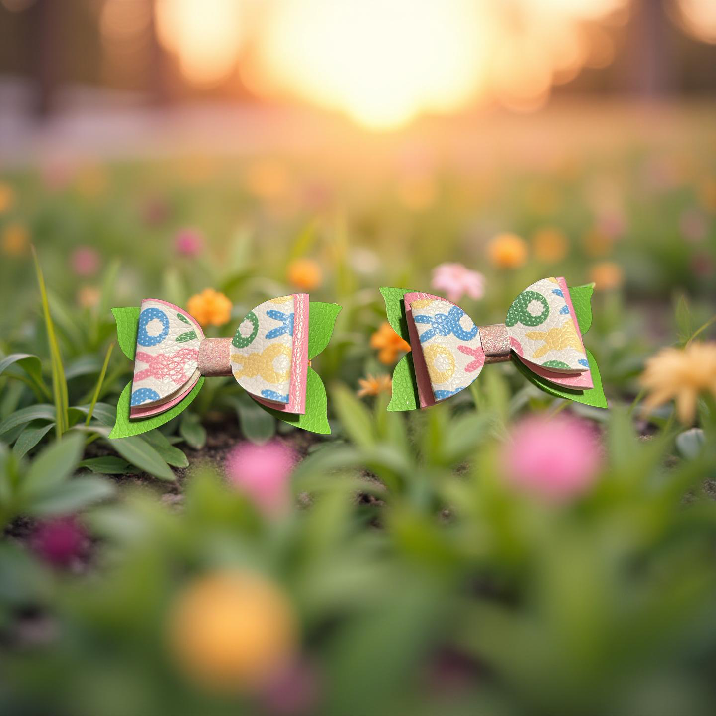 Bunny Hop Bite -Size Bows