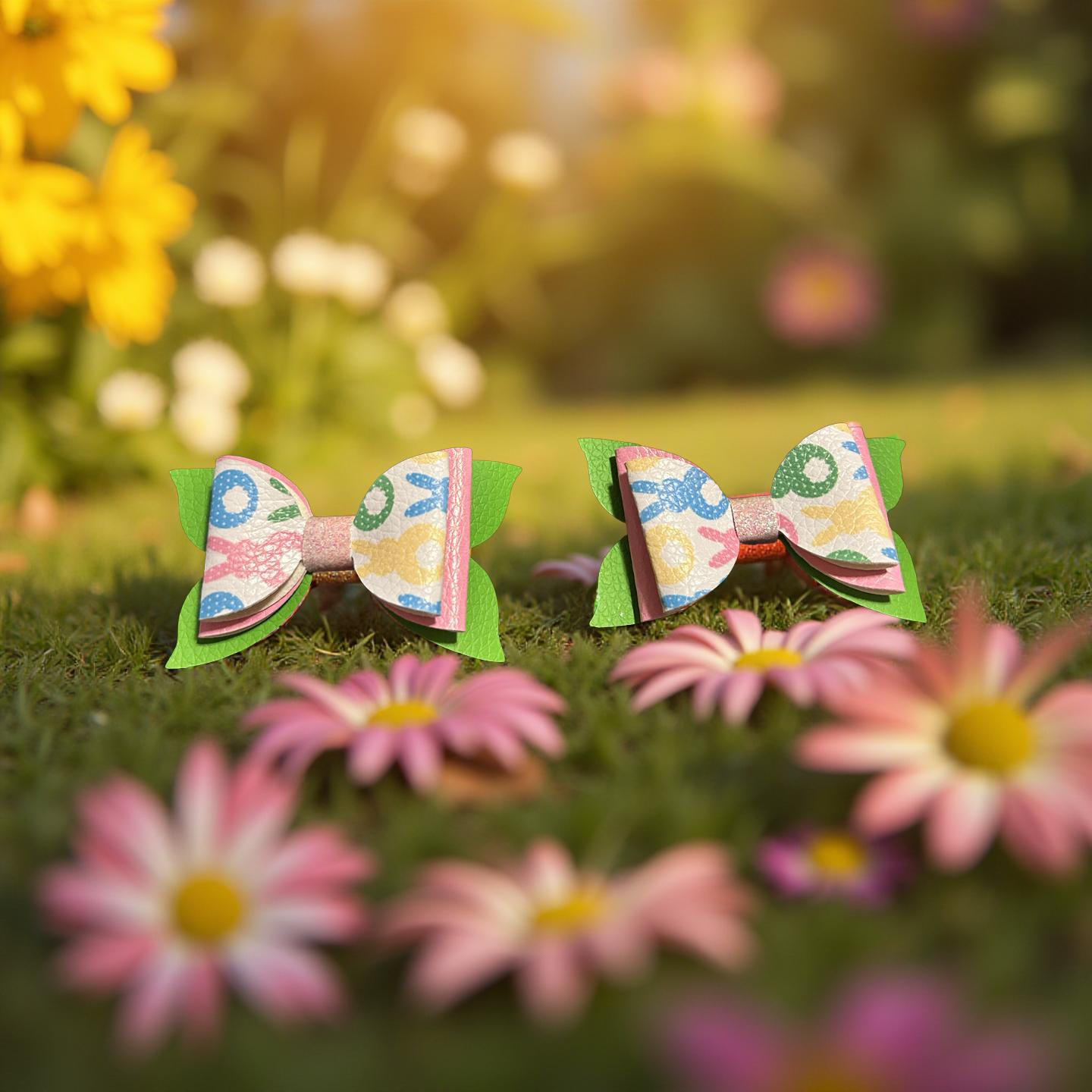 Bunny Hop Bite -Size Bows