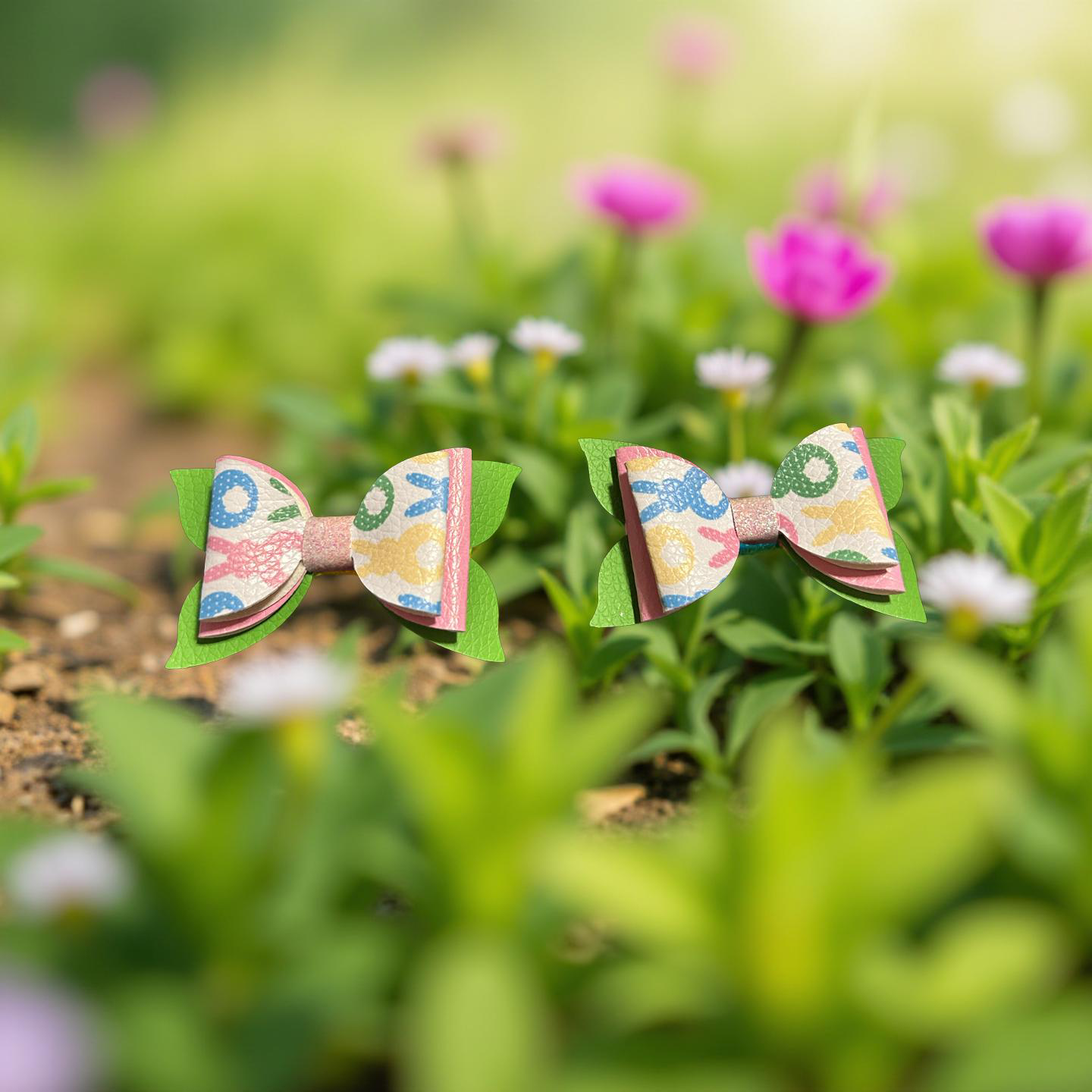 Bunny Hop Bite -Size Bows