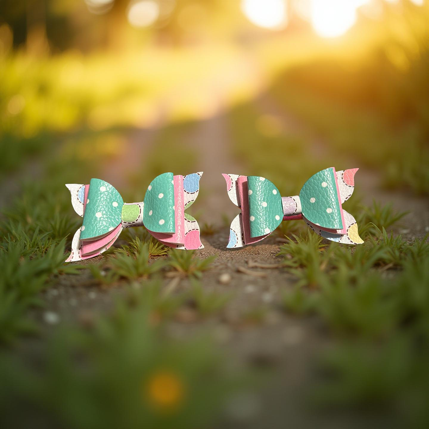Dot Drop Darlings Bite- Size Bows