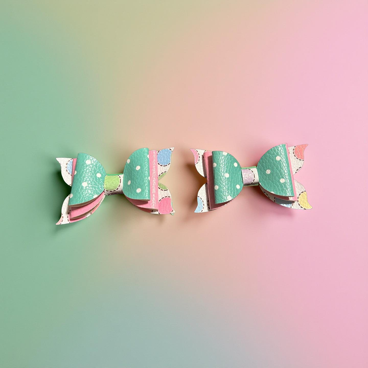 Dot Drop Darlings Bite- Size Bows