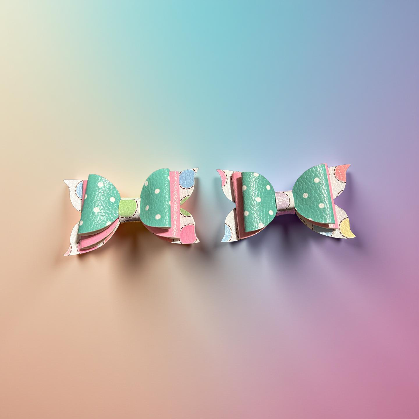 Dot Drop Darlings Bite- Size Bows