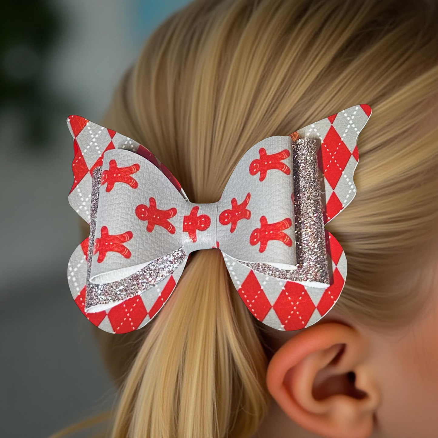 Frosted Ginger Joy Hairbow
