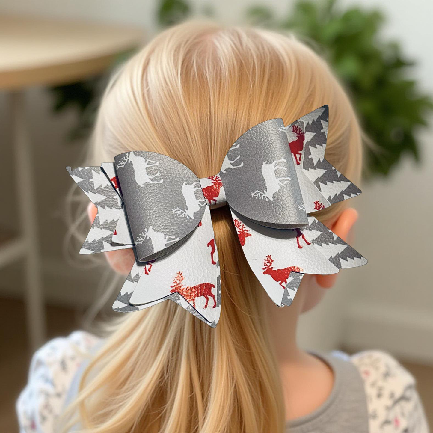 Reindeer Retreat Biggie Bow