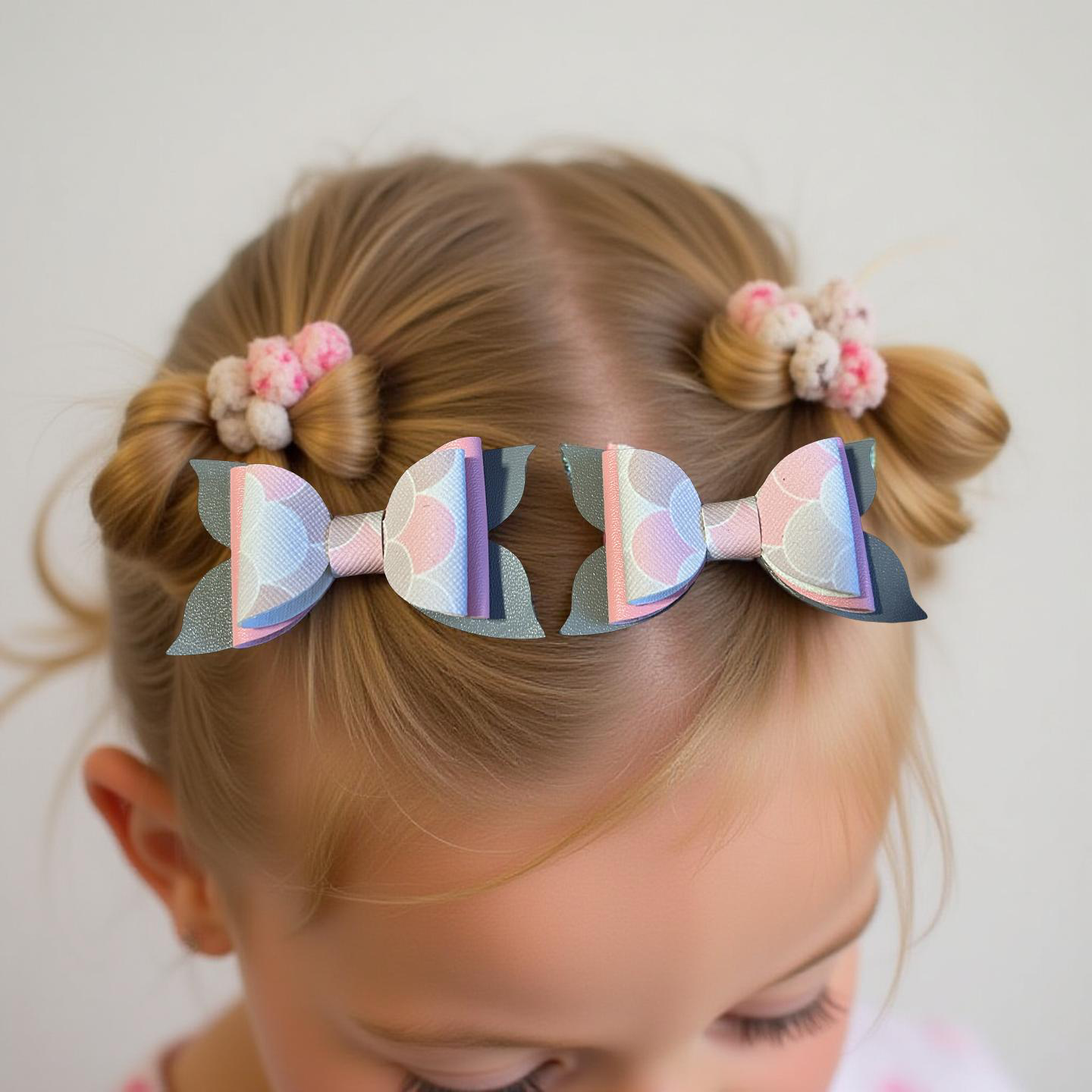 Candy Clouds Crinkle Bite-Size Bows