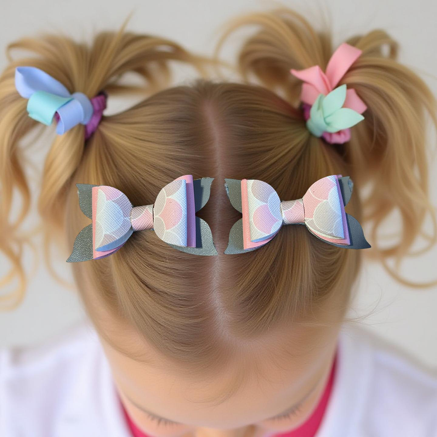 Candy Clouds Crinkle Bite-Size Bows