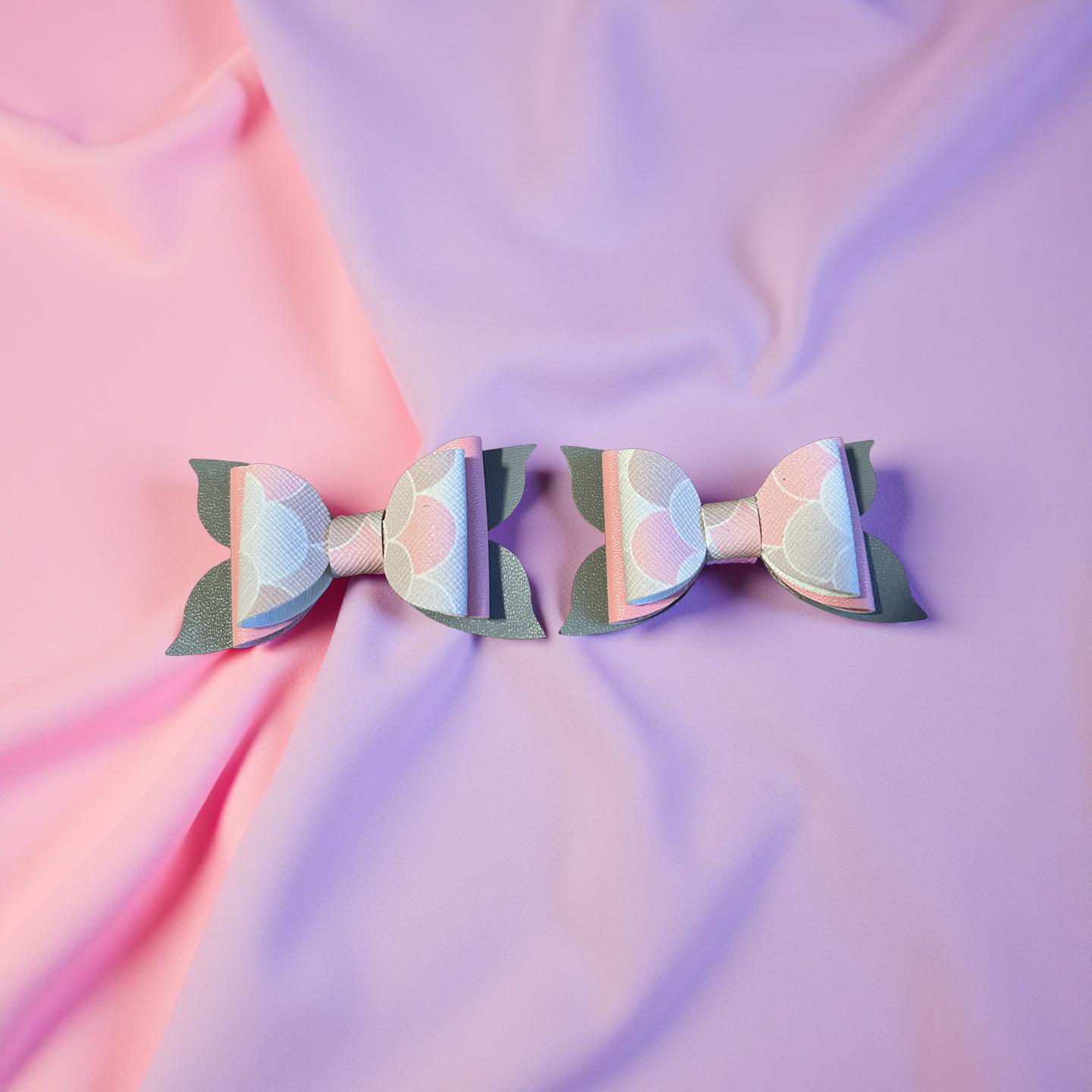 Candy Clouds Crinkle Bite-Size Bows
