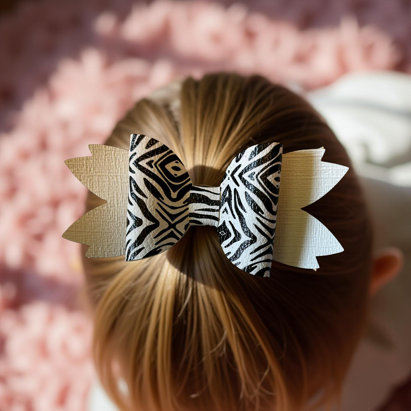 Zebra Zing Hairbow