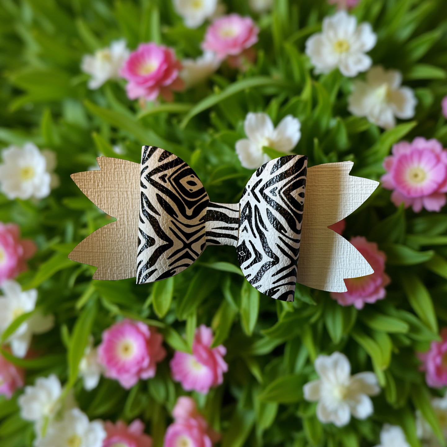 Zebra Zing Hairbow