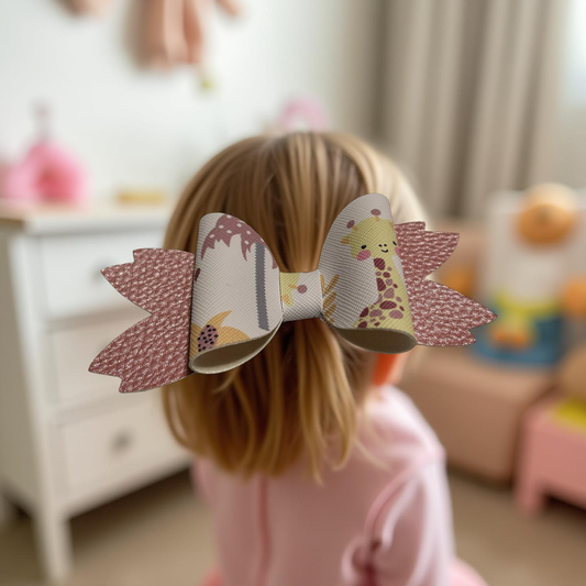Girafficalicious Hairbow