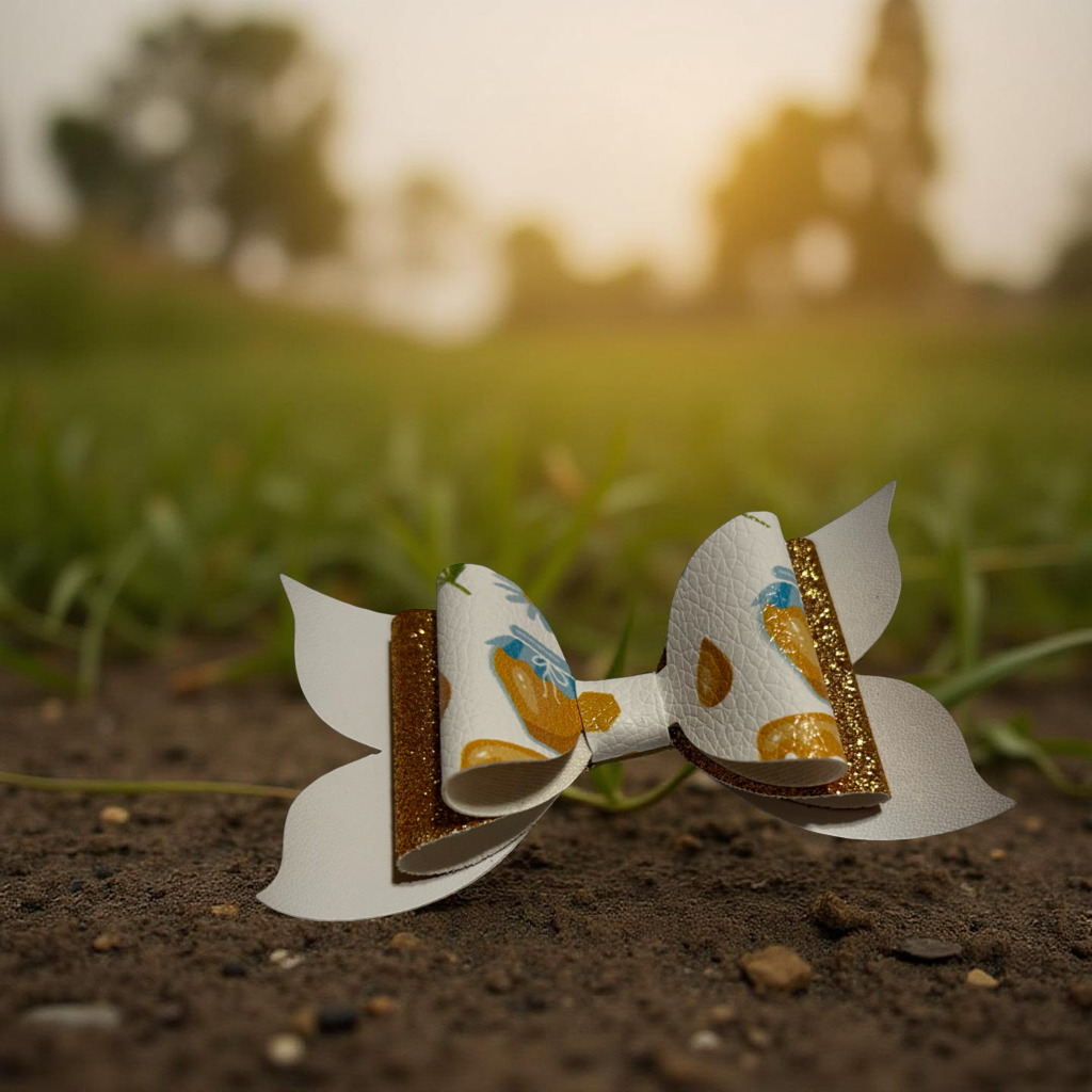 Golden Hive Hairbow
