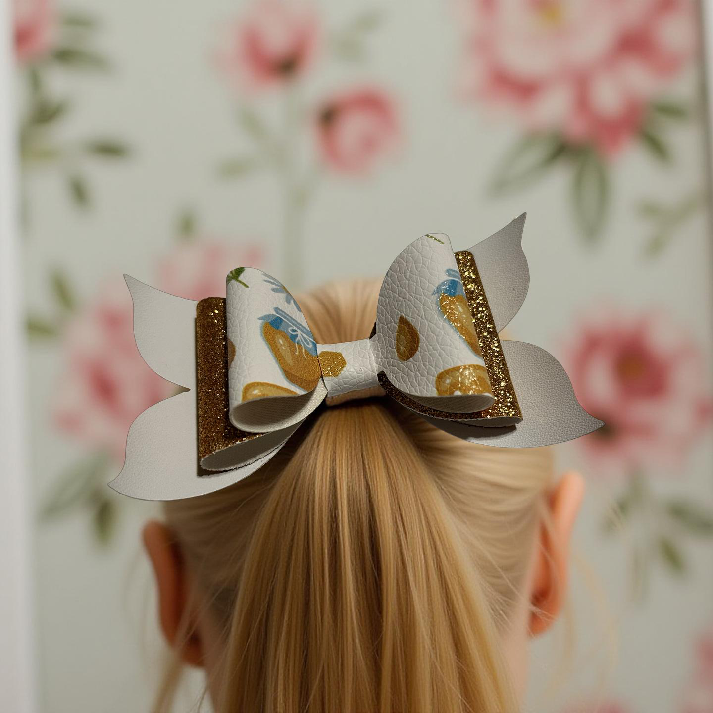 Golden Hive Hairbow