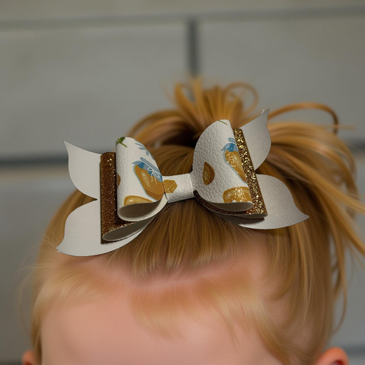Golden Hive Hairbow