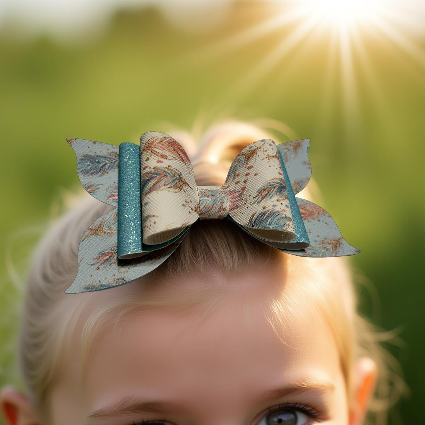 Featherlight Fancy Hairbow