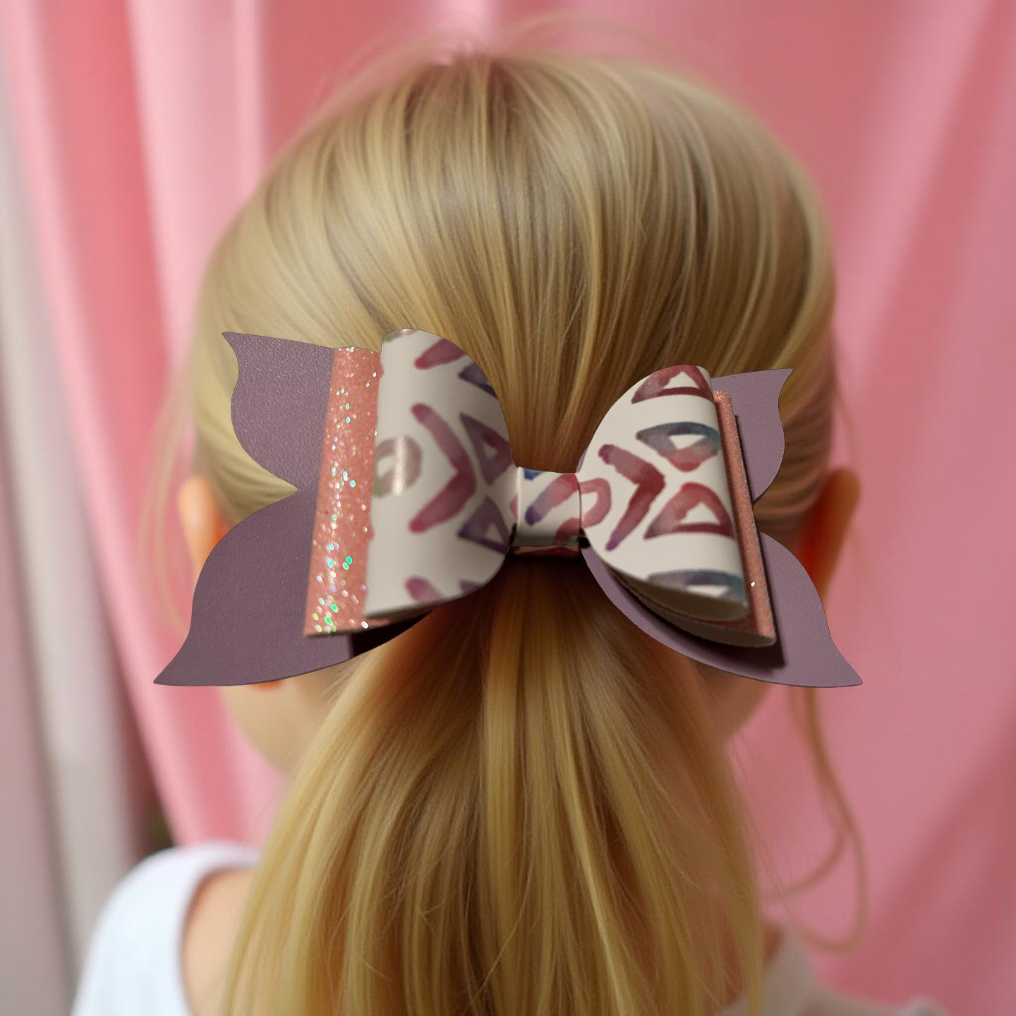 Pink Spark Love Bow