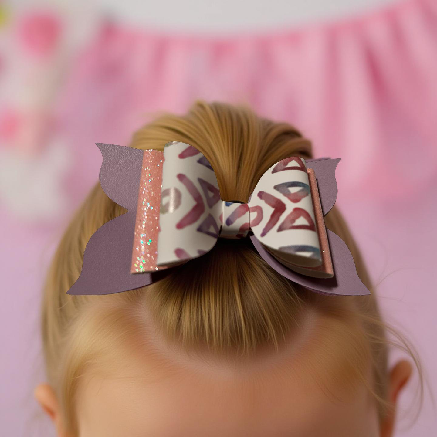 Pink Spark Love Bow