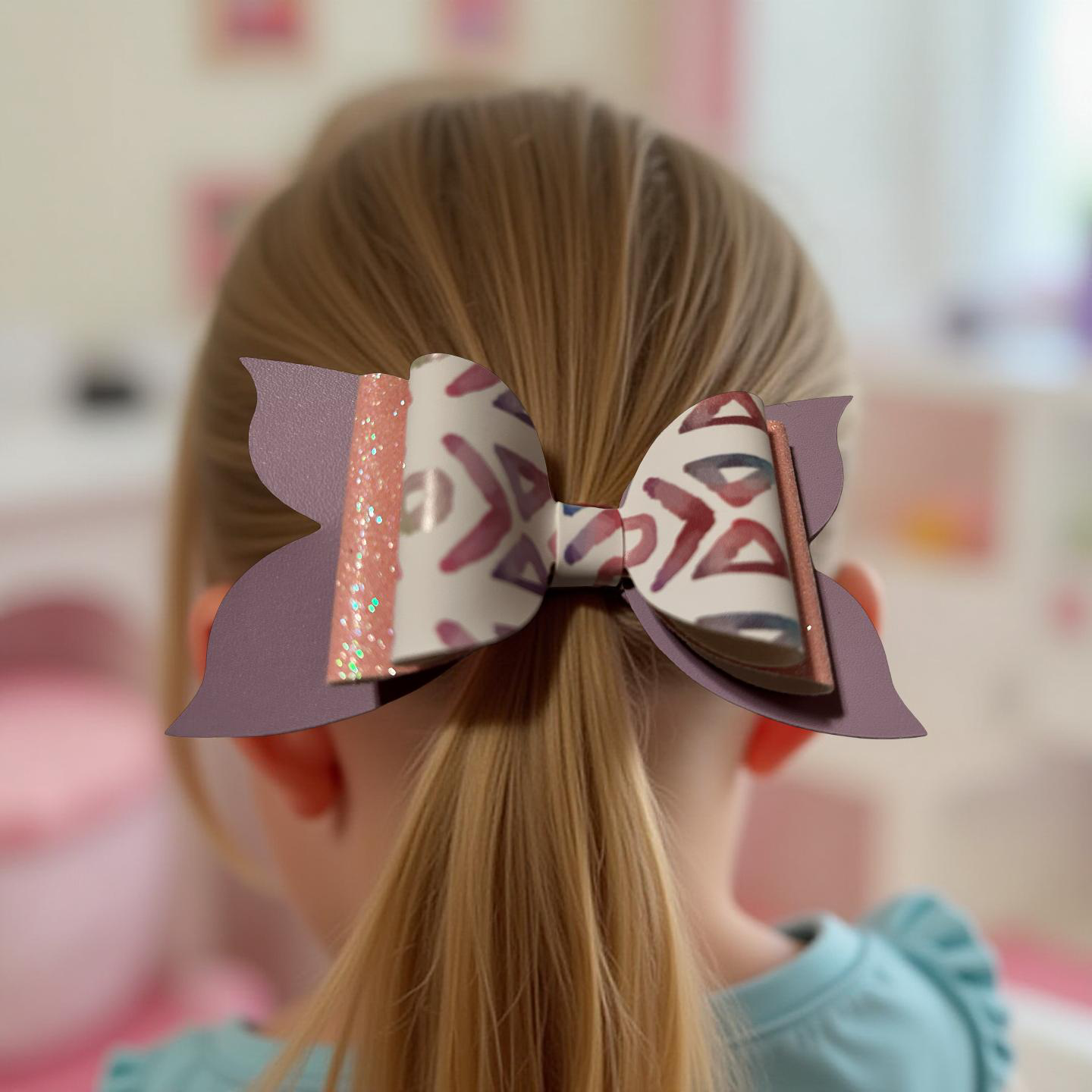 Pink Spark Love Bow