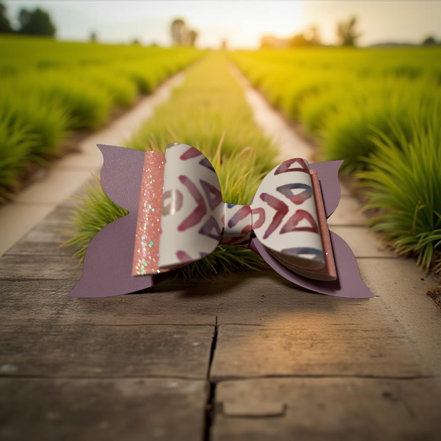 Pink Spark Love Bow