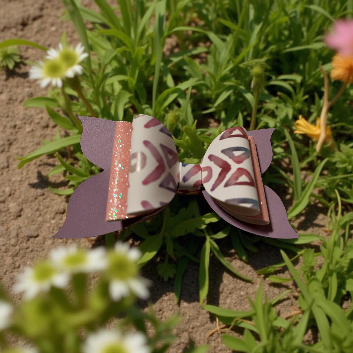 Pink Spark Love Bow