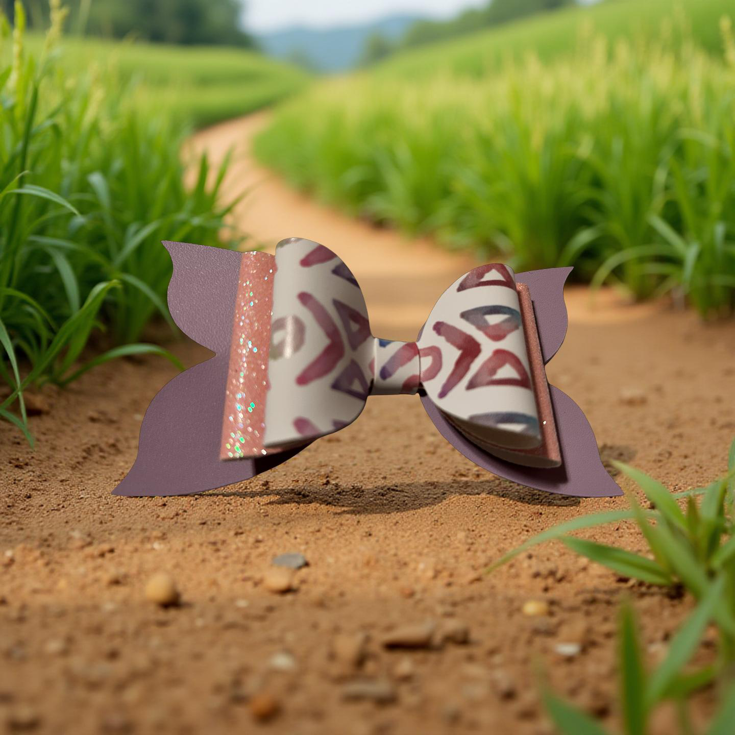 Pink Spark Love Bow