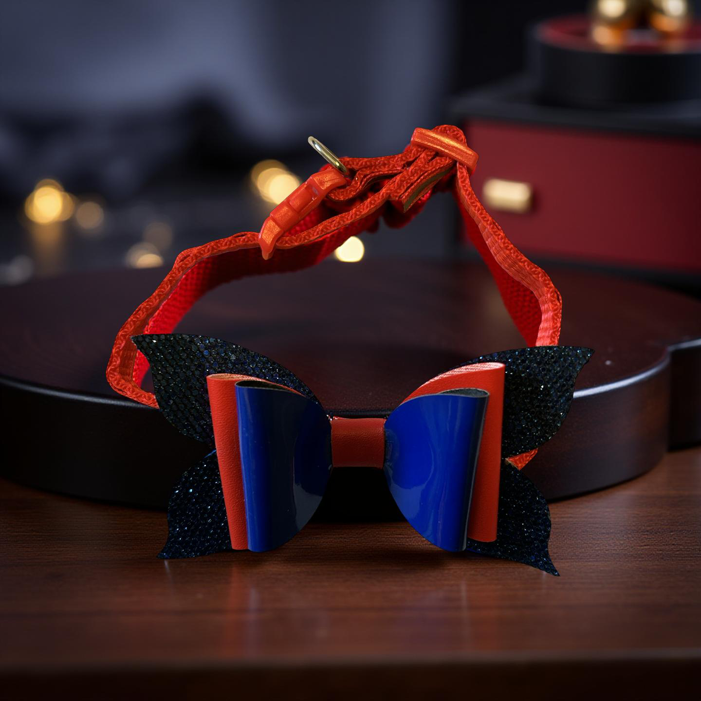 Midnight Firecracker Pet Collar