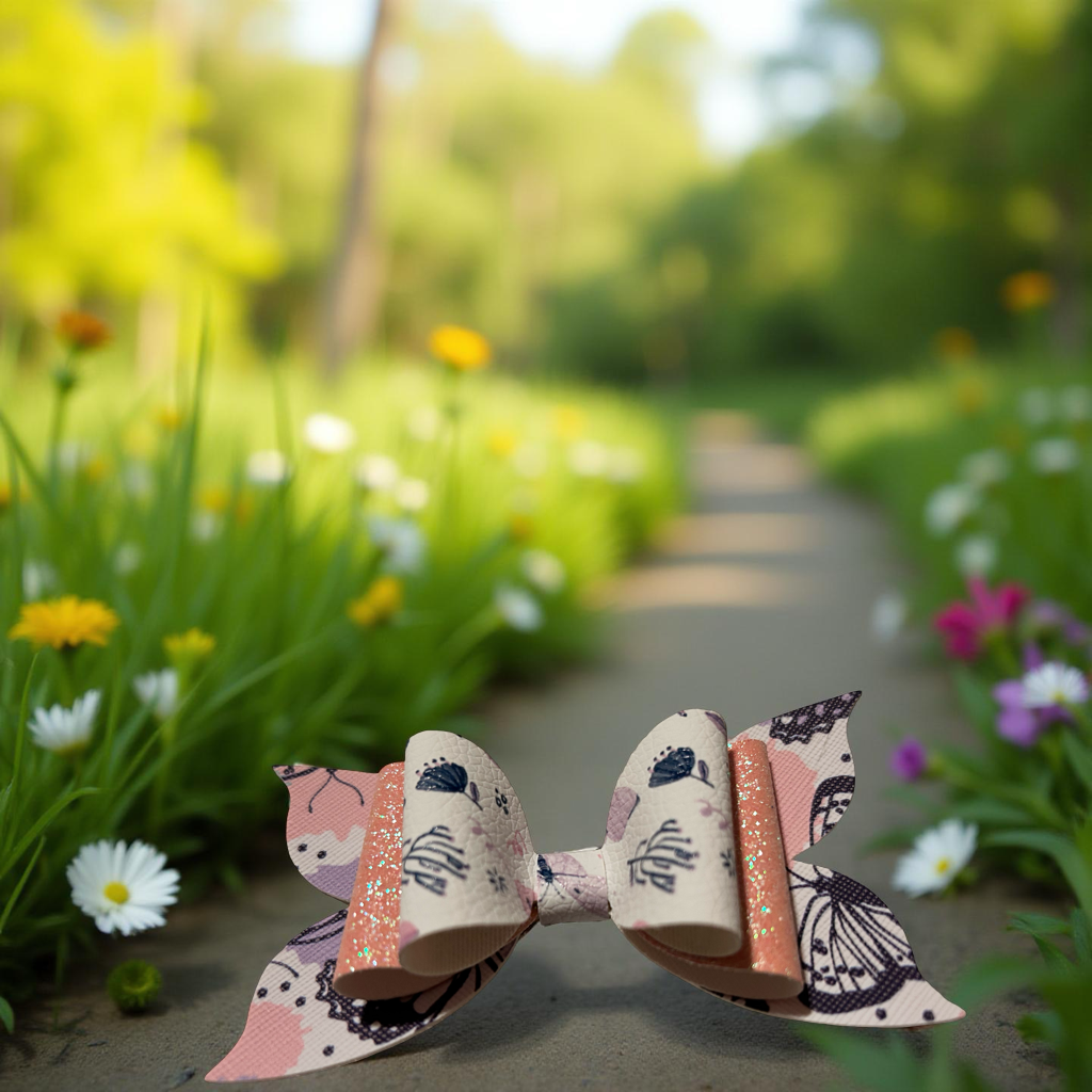 Butterfly Blush Hairbow