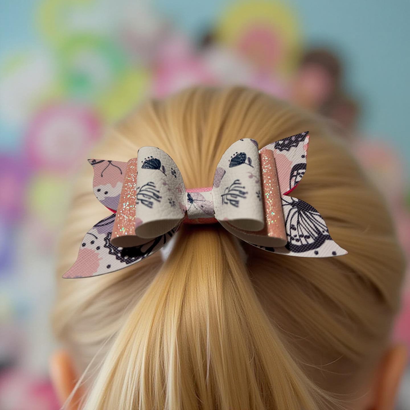 Butterfly Blush Hairbow