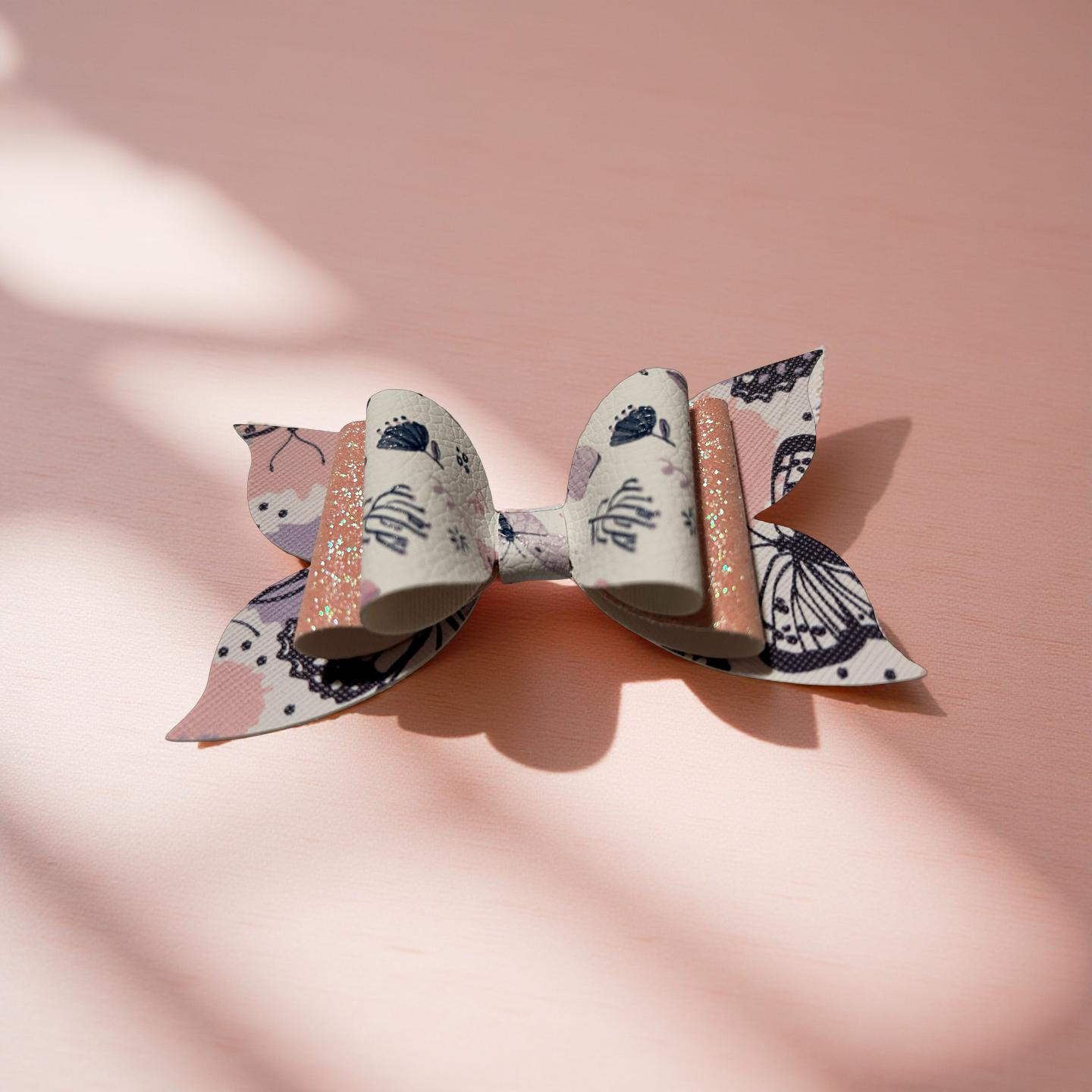 Butterfly Blush Hairbow