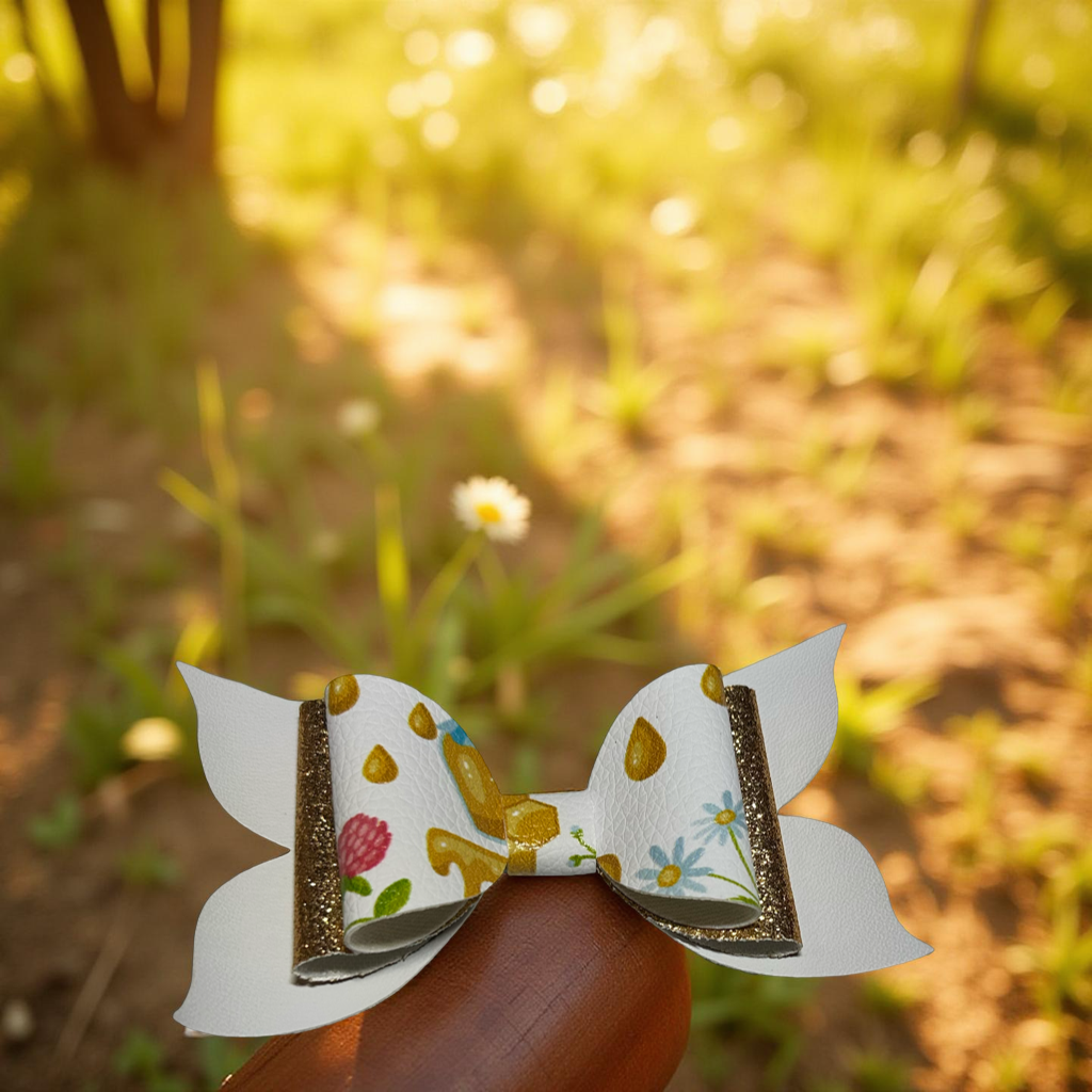 Golden Hive Hairbow