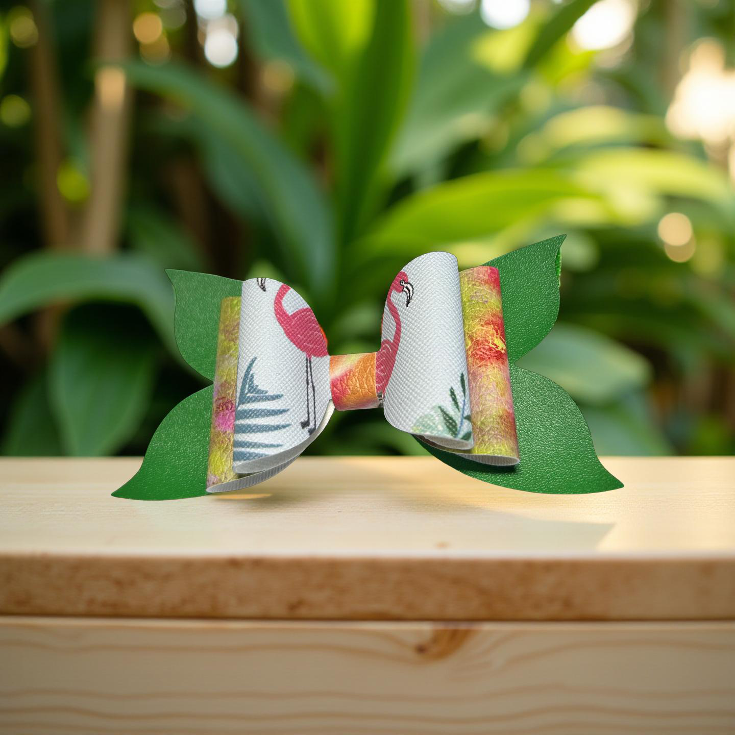 🦩 Tropical Whimsy Hairbow