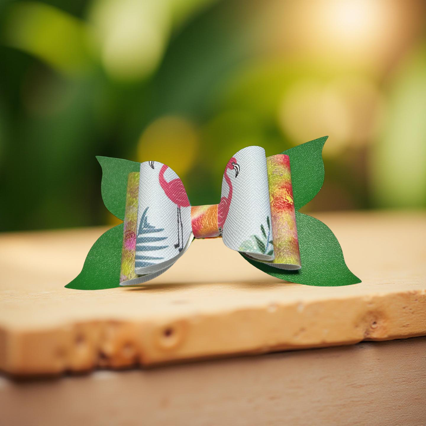 🦩 Tropical Whimsy Hairbow
