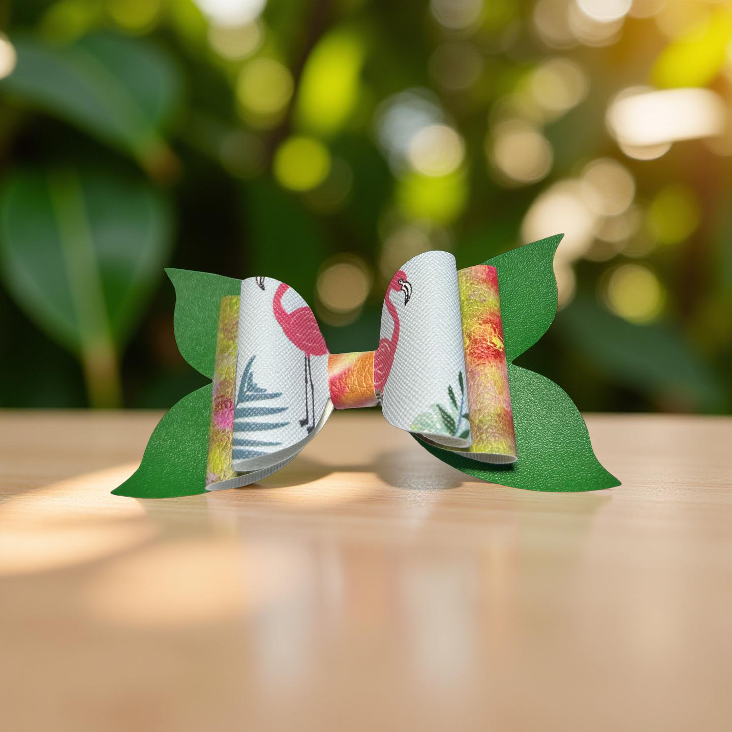 🦩 Tropical Whimsy Hairbow