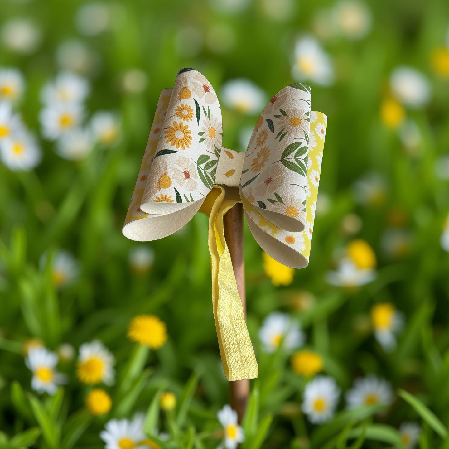 ๐ผ Golden Petal Pop Headband